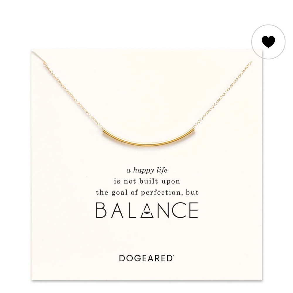 Dogeared BELIEVE IN BALANCE NECKLACE